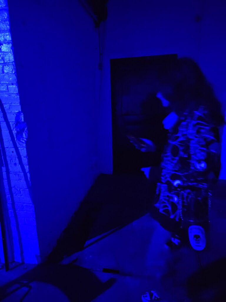 ghost hunting equipment being used during a paranormal investigation