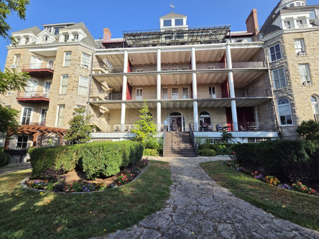 The historic Crescent Hotel in Eureka Springs, Arkansas.