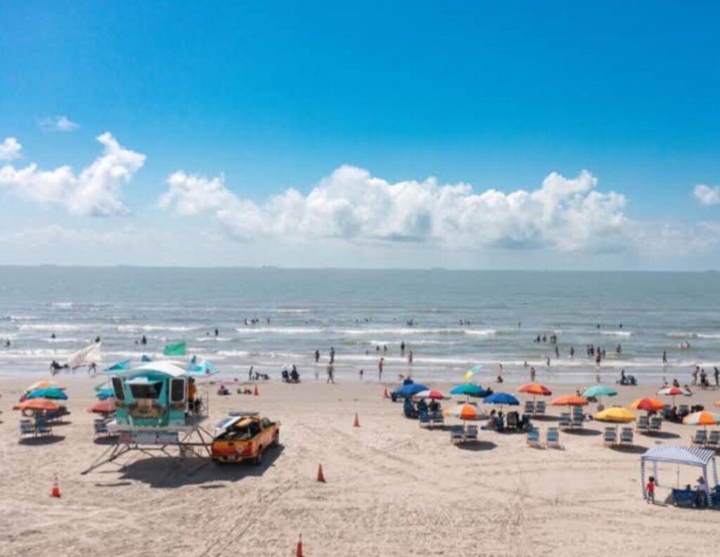 Stewart Beach in Galveston Texas