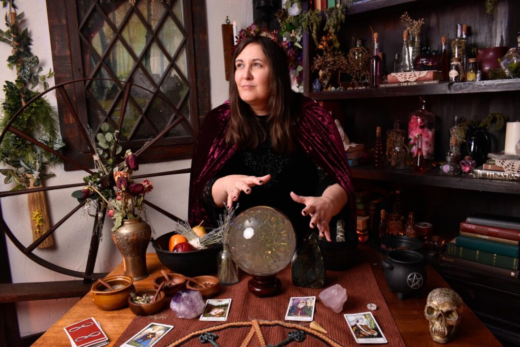 Witch Pix witch costume photo experience in Salem Massachusetts