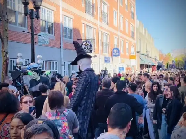 Halloween downtown Salem Massachusetts