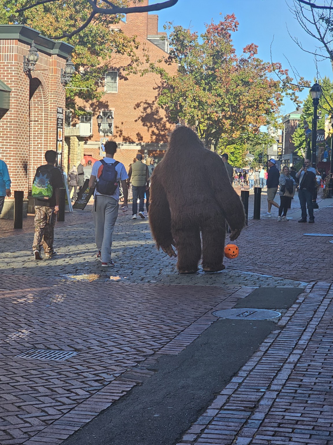 Group costumes for Halloween in Salem Massachusetts