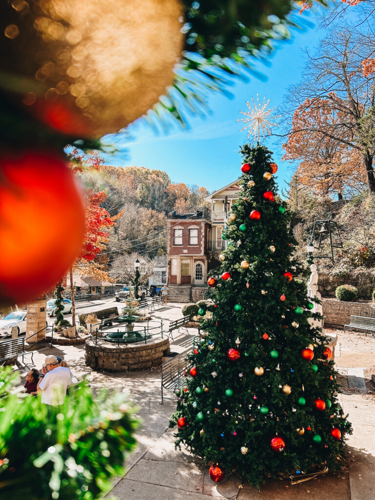 Eureka Springs Basin Park Christmas Tree